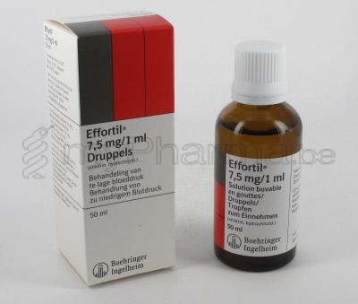 EFFORTIL 7,5 MG/ML 50 ML GOUTTES (médicament)