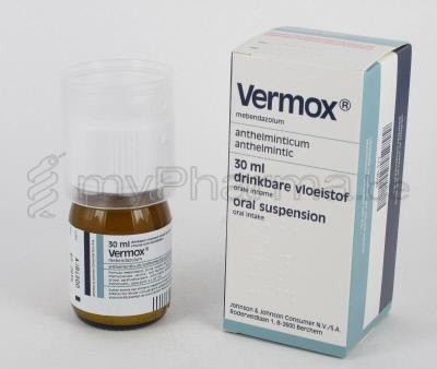 VERMOX 100MG/5ML 30 ML SUSP  (médicament)