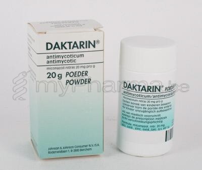DAKTARIN 2% 20 G POUDRE (médicament)