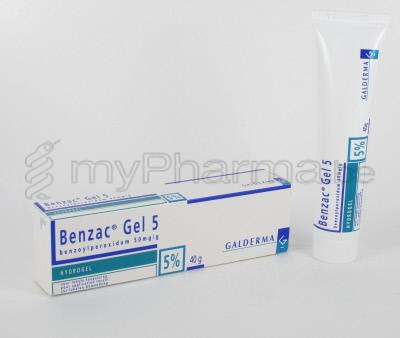 BENZAC 5% 40 G GEL  (médicament)