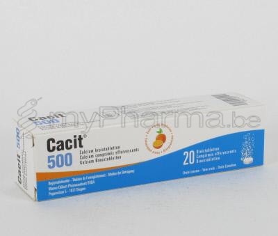 CACIT 500 MG 20 COMP EFFERV (médicament)