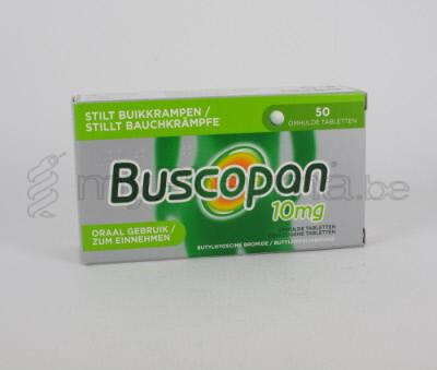 BUSCOPAN 10 MG 50 COMP (médicament)