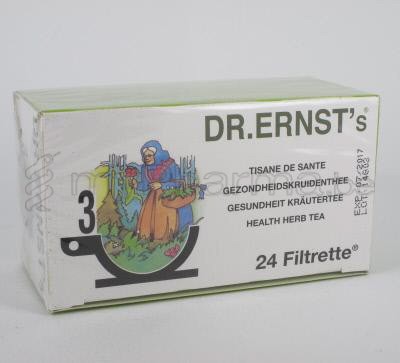 ERNST DR NR 3 TISANE DE SANTE 24 SACHETS FILTRE (médicament)