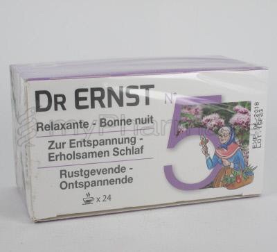 ERNST DR NR 5 TISANE RELAXANTE - BONNE NUIT 24 SACHETS FILTRE  (médicament)