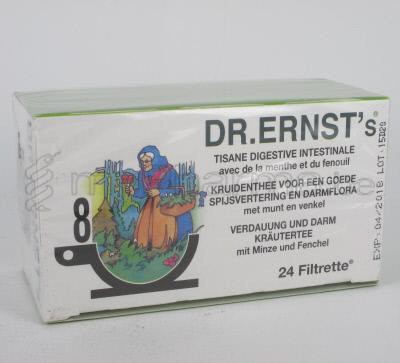 ERNST DR N 8 TISANE DIGESTIVE INTESTINALE 24 FILTRETTE  (médicament)
