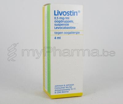 LIVOSTIN 0,05% 4 ML COLLYRE (médicament)