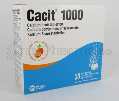 CACIT 1000 MG 30 COMP EFFERV (médicament)