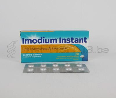IMODIUM 2 MG 20 COMPRIMÉS FONDANTS (médicament)