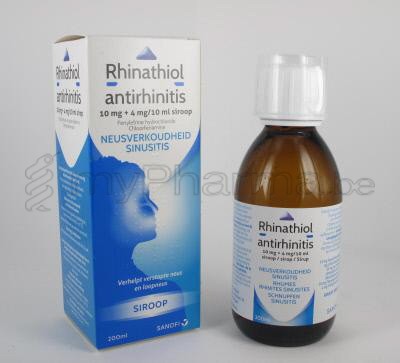 RHINATHIOL ANTIRHINITIS 200 ML SIROP  (médicament)