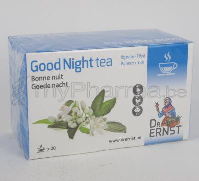 ERNST DR GOOD NIGHT TEA 20 SACHETS FILTRES          (complément alimentaire)