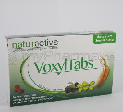 NATURACTIVE VOXYLTABS 24 PASTILLES A SUCER  (complément alimentaire)