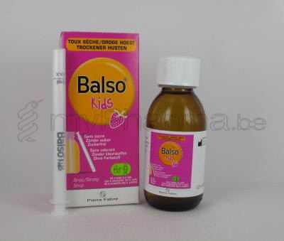 BALSO KIDS 125 ML SIROP TOUX S/SUCRE  (dispositif médical)