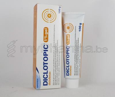 DICLOTOPIC 1% 100 G GEL                  (médicament)