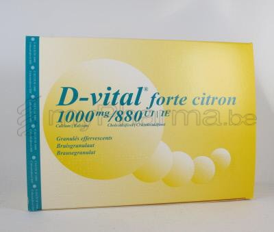 D-VITAL FORTE CITRON 1000/880 90 SACHETS     (médicament)