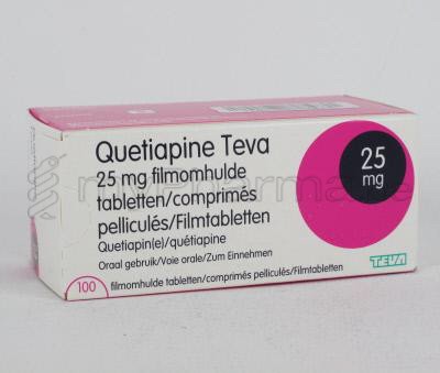 fjerne Stor kabine Pharmacie Parent SPRL : Home > Substances actives - Q - Quétiapine - QUETIAPINE  TEVA 25 MG 100 COMP