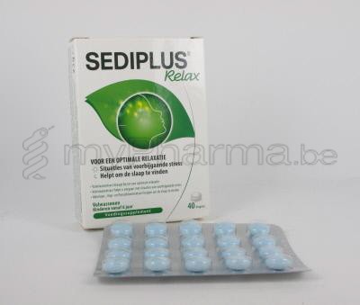 SEDIPLUS RELAX 40 DRAG (complément alimentaire)