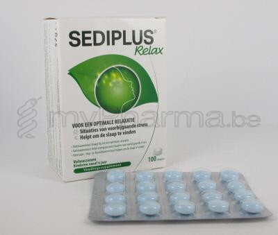 SEDIPLUS RELAX 100 DRAG (complément alimentaire)