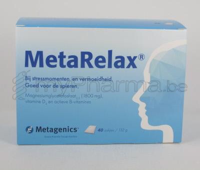 METARELAX METAGENICS 21862 NF 40 sachet (complément alimentaire)