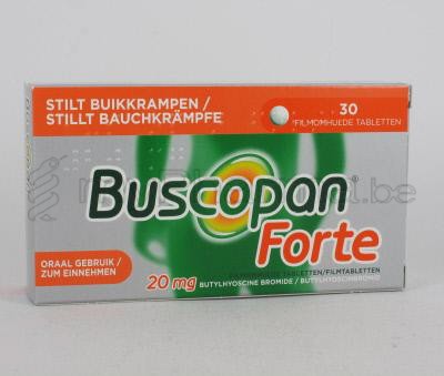 BUSCOPAN FORTE  20MG COMP PELL  30                 (médicament)