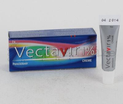 VECTAVIR 1% 2 G CRÈME  (médicament)