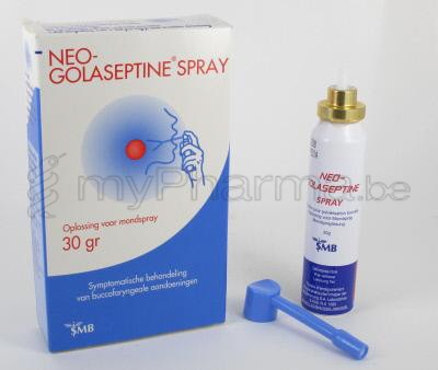 NEO-GOLASEPTINE 30 G SPRAY POUR LA GORGE (médicament)