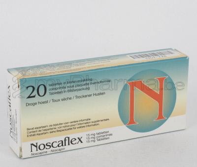 NOSCAFLEX 15 MG 20 COMP (médicament)
