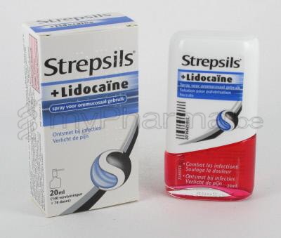 STREPSILS LIDOCAIN 20 ML SPRAY POUR LA GORGE (médicament)