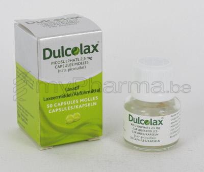 DULCOLAX PICOSULPHATE 2,5 MG 50 CAPS  (médicament)