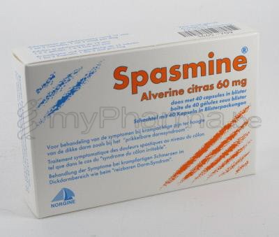 SPASMINE 60 MG 40 CAPS  (médicament)