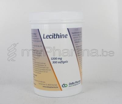 LECITHINE               CAPS 300X1200MG       DEBA (complément alimentaire)