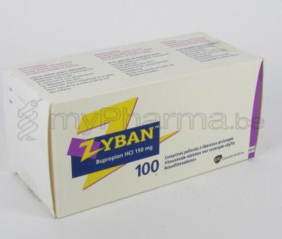 ZYBAN 150 MG  100 COMP (médicament)