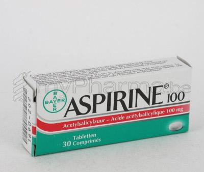 ASPIRINE 100 MG  30 COMP (médicament)