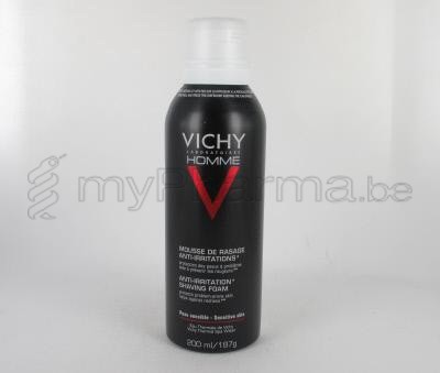 VICHY HOMME MOUSSE A RASER ANTI IRRITATION 200ML