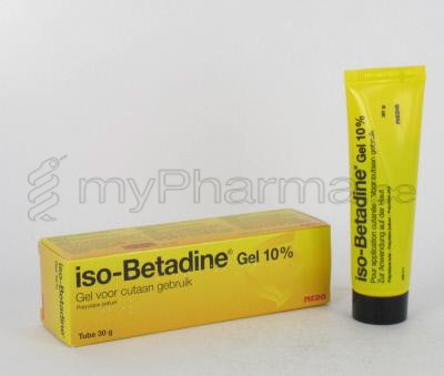 ISOBETADINE 10% 30 G GEL (médicament)