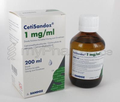 CETISANDOZ  1 MG/ML  200 ML  (médicament)