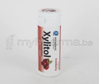 MIRADENT CHEWING GUM XYLITOL CANNEBERGE SS 30 (complément alimentaire)