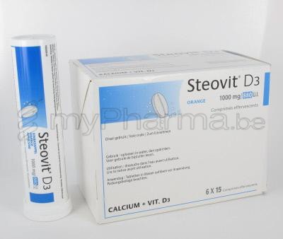 STEOVIT FORTE ORANGE 1000/880 90 COMP EFFERV (médicament)