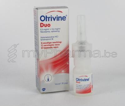 OTRIVINE DUO 10 ML SPRAY NASALE (médicament)