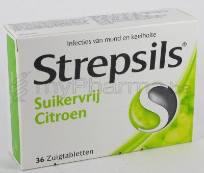 STREPSILS SANS SUCRE CITRON 36 COMP À SUCER (médicament)
