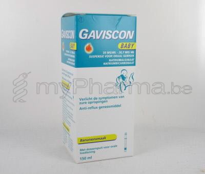 GAVISCON BÉBÉ 150 ML SUSPENSION BUVABLE          (médicament)