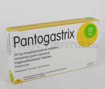 PANTOGASTRIX 20 MG 14 COMP (médicament)