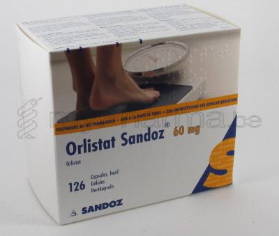 ORLISTAT SANDOZ 60 MG 126 CAPS        (médicament)