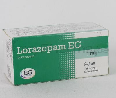 Lorazepam eg comp 60 x 1mg