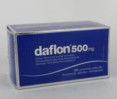 DAFLON 500 mg 120 comp (médicament)