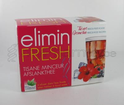 ELIMIN FRESH HIBISCUS-FRUIT ROUGE TISANE 24 SACHETS (complément alimentaire)