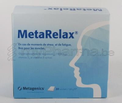 METARELAX METAGENICS 21861 NF 20 sachet (complément alimentaire)