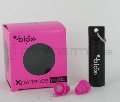 BLOX XPERIENCE MUSIC BOUCH.OR. ROSE FLUO   1 PAIRE