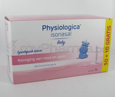 PHYSIOLOGICA ISONASAL UNIDOSE 50 + 10 X 5 ML PROMO (dispositif médical)