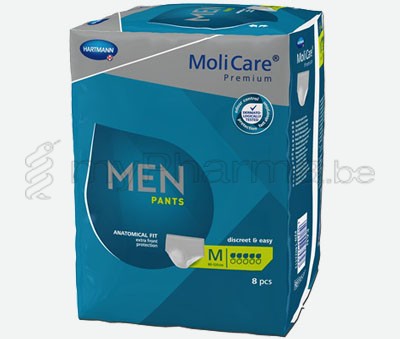 MOLICARE PREMIUM MEN PANTS 5 DROPS M 8 pcs (dispositif médical)