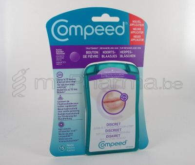COMPEED BOUTON FIEVRE 15 patches avec applicateur (dispositif médical)